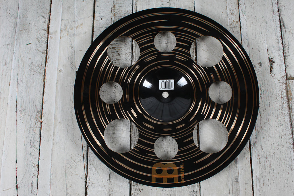 Meinl CC14DATRC Customs Classic Dark Trash Crash Cymbal 14 Inch Crash Cymbal