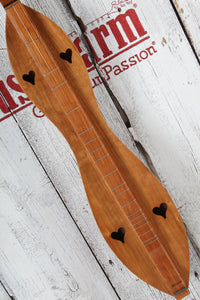 McSpadden Standard Dulcimer 4 String Flathead Hourglass Dulcimer with Gig Bag