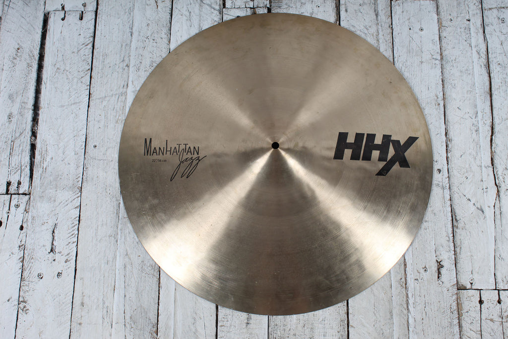 Sabian HHX Series 22 Inch Manhattan Jazz Ride Cymbal 22" Jazz Ride Drum Cymbal