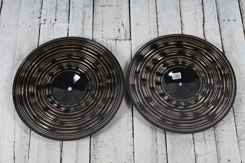 Meinl CC14DAH Customs Classic Dark HiHat Cymbal 14 Inch Hi Hat Drum Cymbal Pair