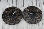 Meinl CC14DAH Customs Classic Dark HiHat Cymbal 14 Inch Hi Hat Drum Cymbal Pair
