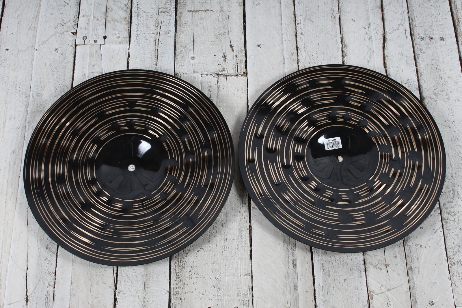 Meinl CC14DAH Customs Classic Dark HiHat Cymbal 14 Inch Hi Hat Drum Cymbal Pair