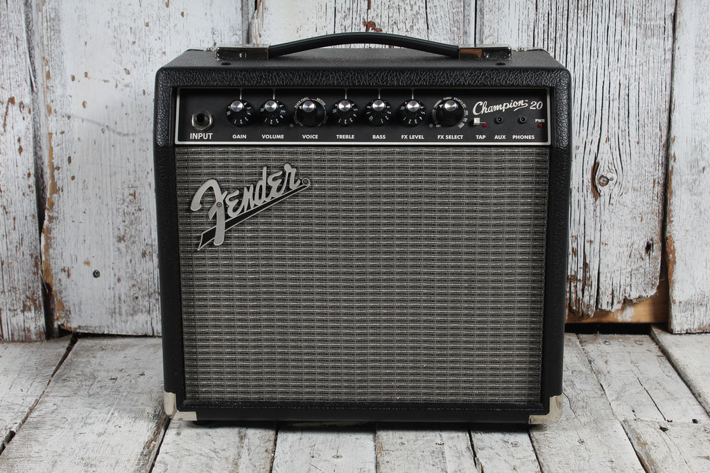 Fender Champion 20 Electric Guitar Amplifier 20 Watt 1 x 8 Combo Practice Amp