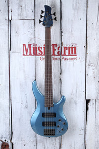 Yamaha TRBX305 5 String Electric Bass Guitar w EQ Active Circuitry Factory Blue