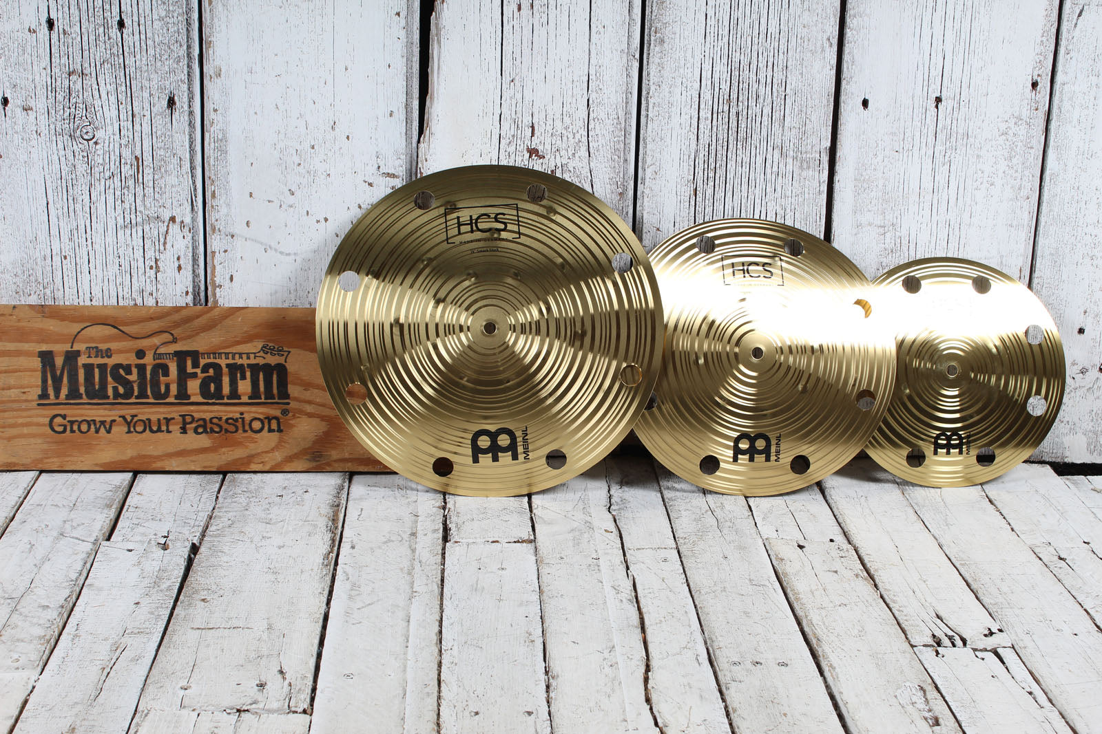 Meinl HCS024SM Smack Stack Cymbals 10 / 12 / 14 Inch Set of 3 Effect Cymbals Secondary image