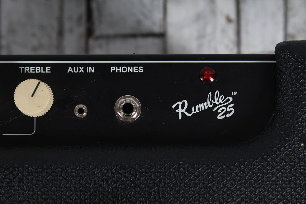 Fender Rumble 25 Electric Bass Guitar Amplifier 25 Watt 1 x 8 Solid State Amp