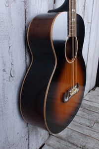 Epiphone 2022 El Capitan J-200 Studio Bass Acoustic Electric Bass Guitar w Case