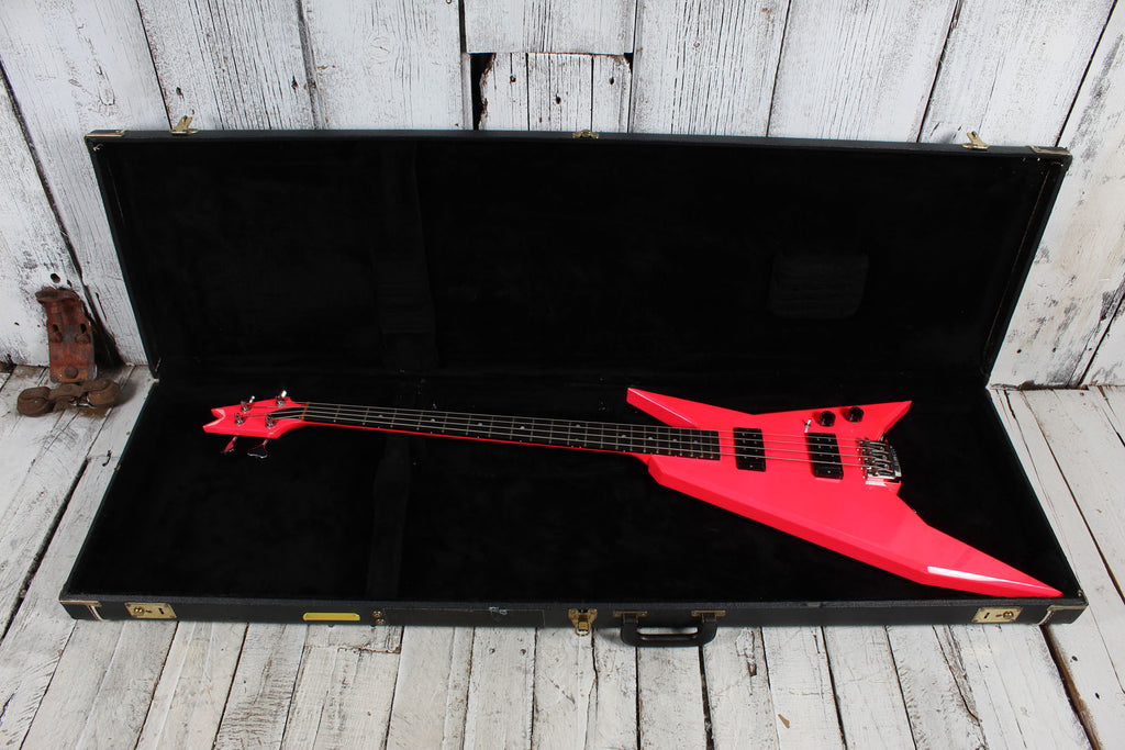 Dean 1985 ZZ Top Dusty Hill Owned Mach-7 Electric Bass Guitar w Hardshell Case