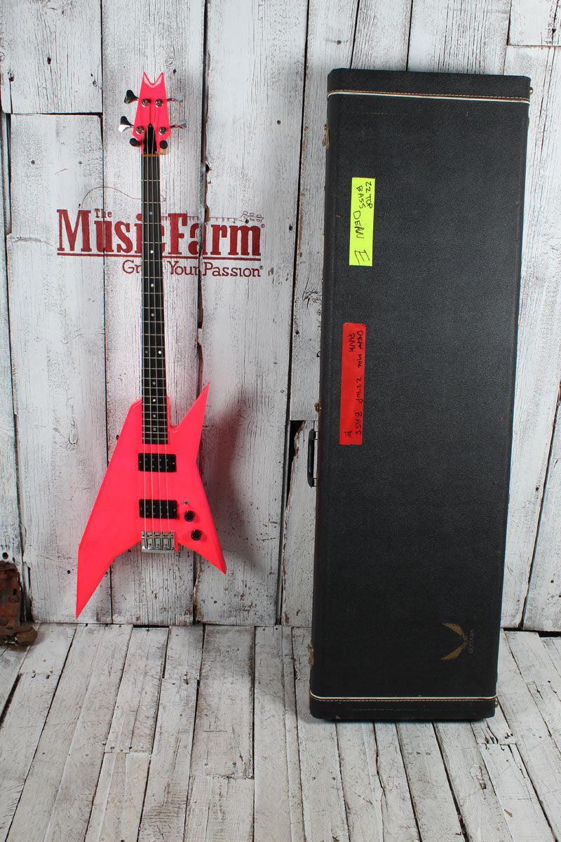 Dean 1985 ZZ Top Dusty Hill Owned Mach-7 Electric Bass Guitar w Hardshell Case