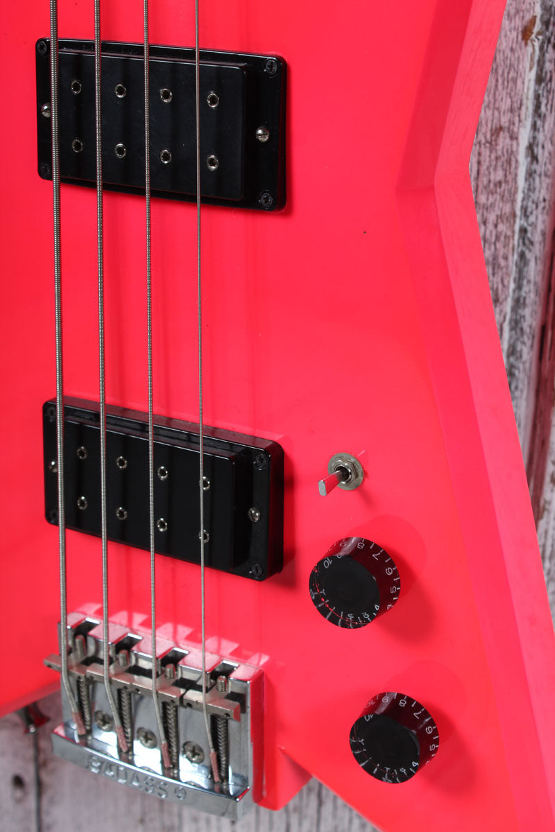 Dean 1985 ZZ Top Dusty Hill Owned Mach-7 Electric Bass Guitar w Hardshell Case