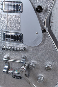Gretsch G5230T Electromatic Sparkle Jet FT Electric Guitar Silver Sparkle