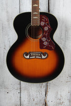 Epiphone J-200 Super Jumbo Acoustic Electric Guitar Aged Vintage Sunburst Gloss