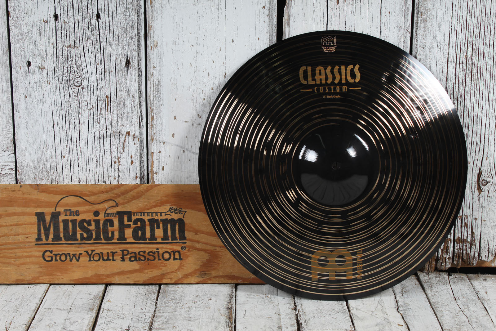 Meinl CC18DAC Customs Classic Dark 18 Inch  Dark Crash 18" Crash Drum Cymbal Secondary image