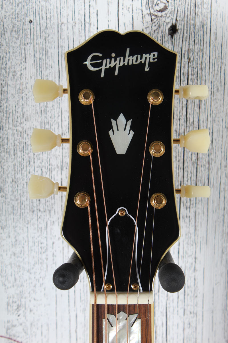 Epiphone J-200 Super Jumbo Acoustic Electric Guitar Aged Vintage Sunburst Gloss