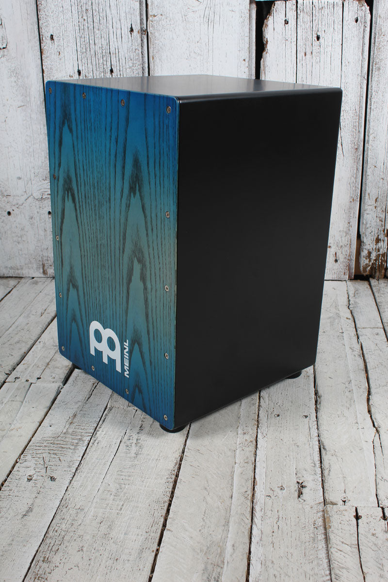 Meinl MCAJ100BK Snare Cajon Headliner Series Snare Cajon Pacific Blue Fade