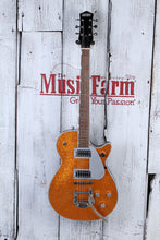 Load image into Gallery viewer, Gretsch G5230T Electromatic Sparkle Jet FT Electric Guitar Gold Sparkle