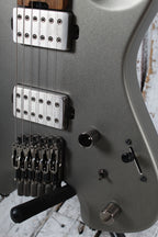 Ibanez QX52 Headless Solid Body Electric Guitar Metallic Gray Matte with Gig Bag