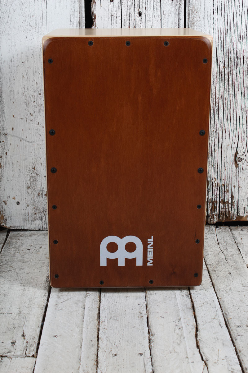 Meinl SC100AB Snarecraft Cajon with Dual Internal Fixed Snare Wires Almond Birch