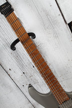 Ibanez QX52 Headless Solid Body Electric Guitar Metallic Gray Matte with Gig Bag