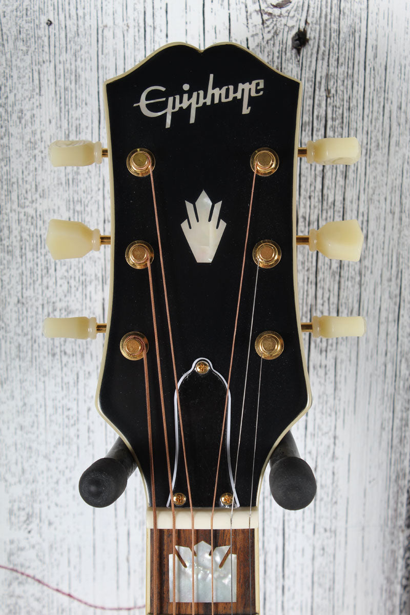 Epiphone J-200 Super Jumbo Acoustic Electric Guitar Aged Vintage Sunburst Gloss
