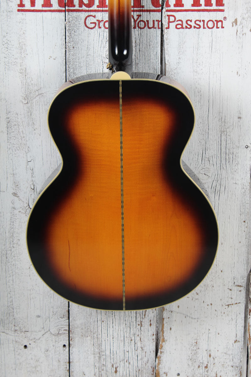Epiphone J-200 Super Jumbo Acoustic Electric Guitar Aged Vintage Sunburst Gloss