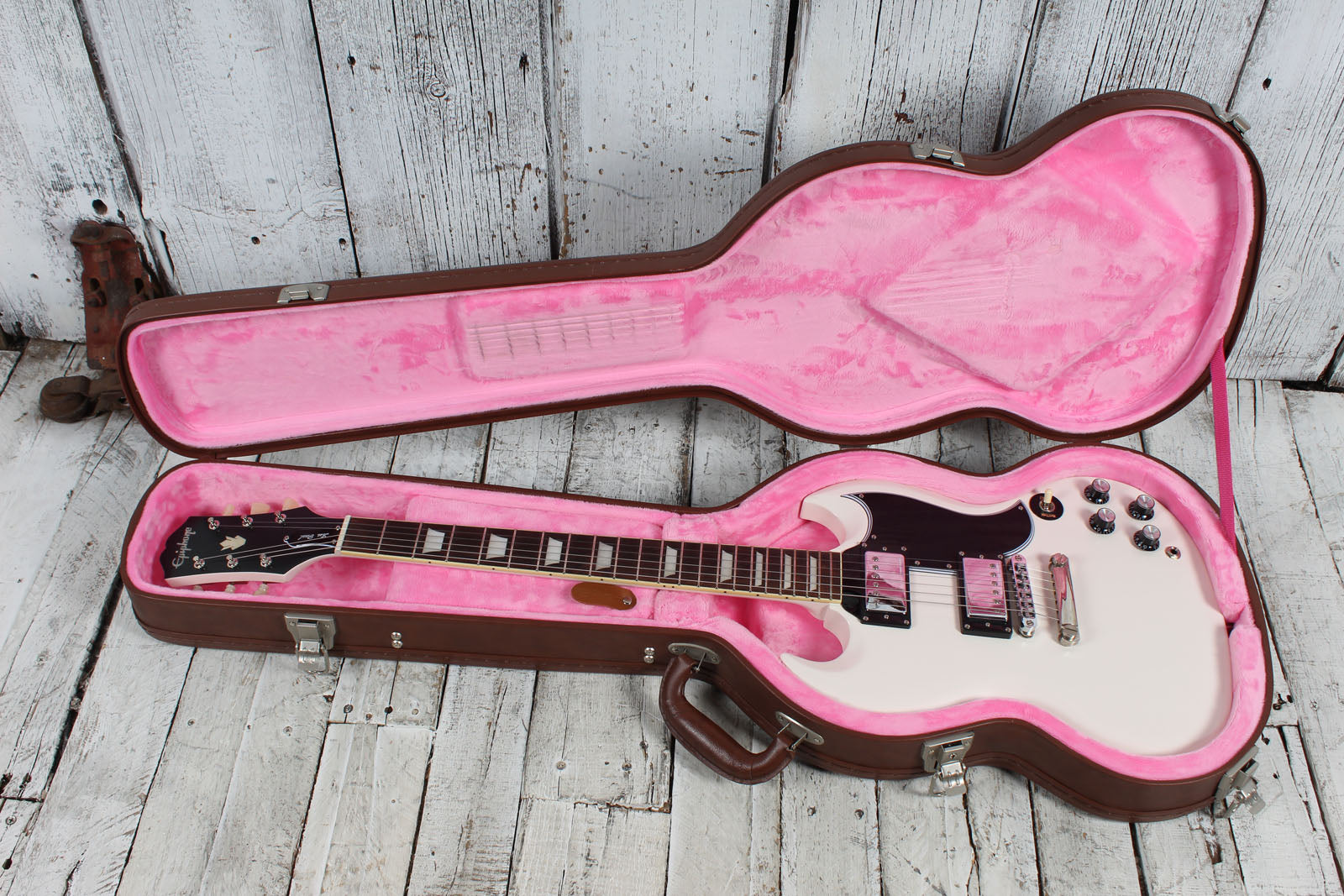 Epiphone 2022 '61 Les Paul SG Standard Electric Guitar with Hardshell Case