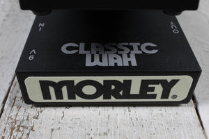 Morley 20/20 Classic Wah Pedal Classic Switchless Wah Guitar Effects Pedal