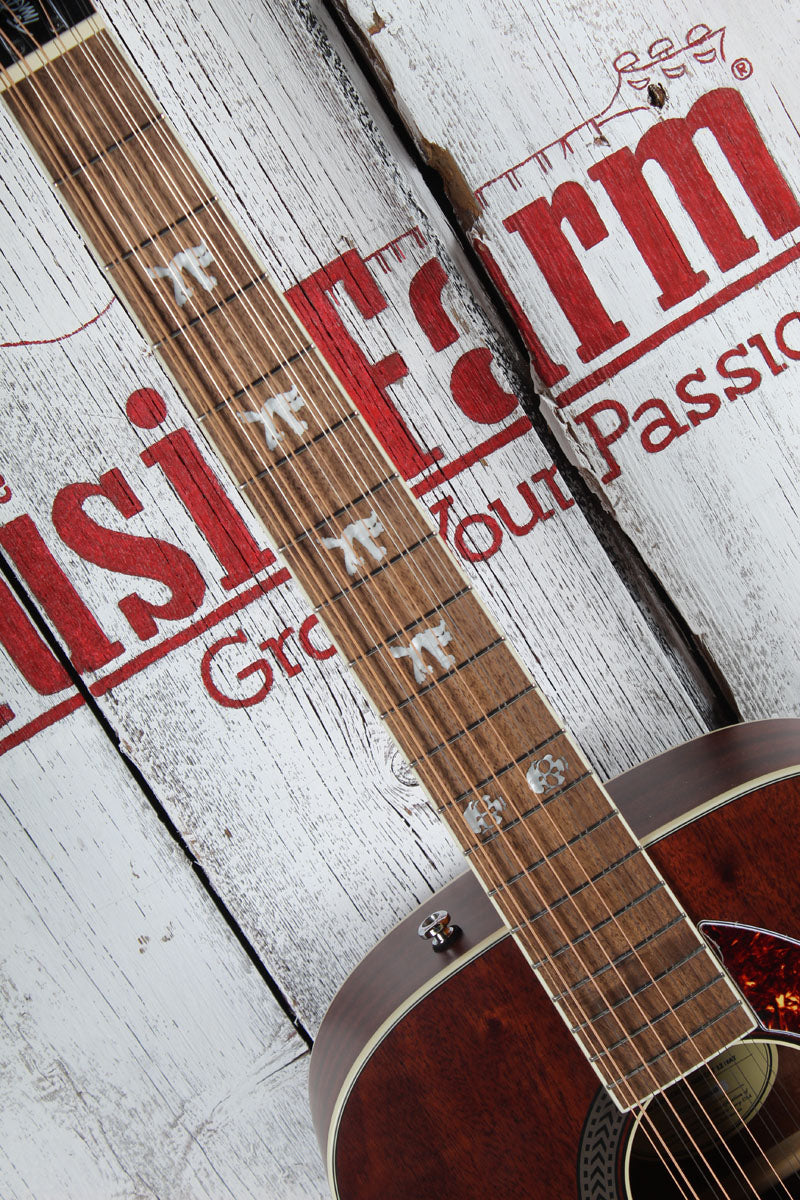 Fender Tim Armstrong Hellcat 12 String Acoustic Electric Guitar Natural Finish