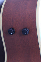 Fender Newporter Player Acoustic Electric Guitar Solid Spruce Top Surf Green