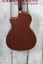 Fender Newporter Player Acoustic Electric Guitar Solid Spruce Top Surf Green