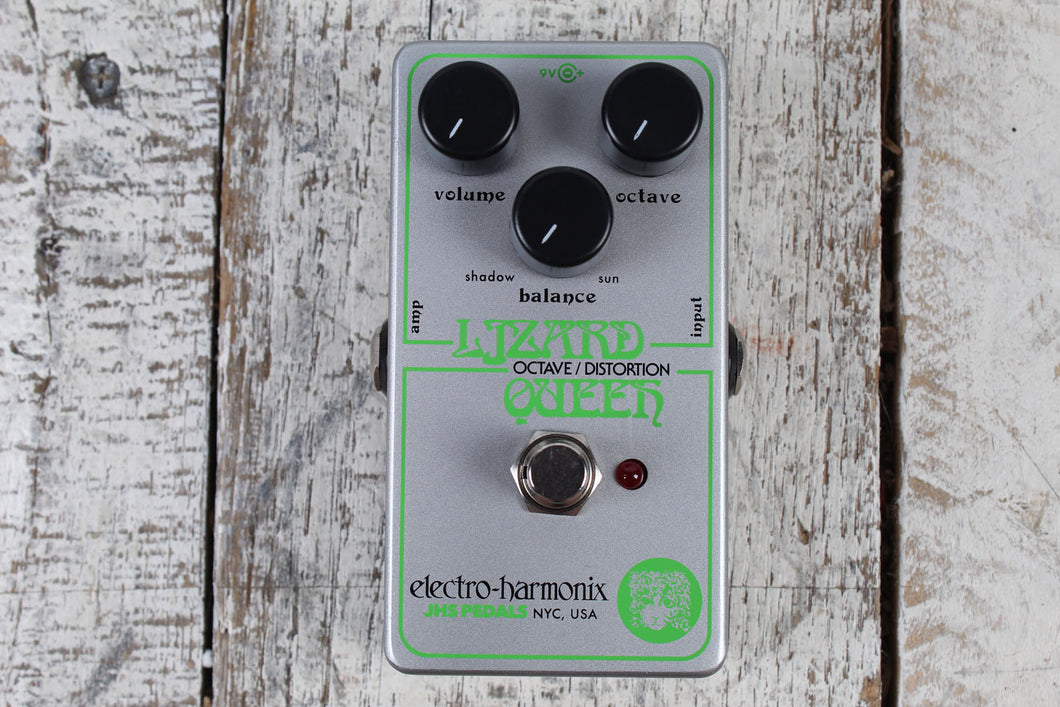 EHX Electro-Harmonix Lizard Queen Octave Fuzz Pedal Electric Guitar Effects Pedal