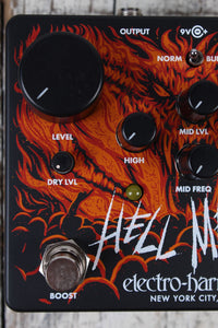 EHX Electro-Harmonix Hell Melter Distortion Pedal Electric Guitar Effects Pedal