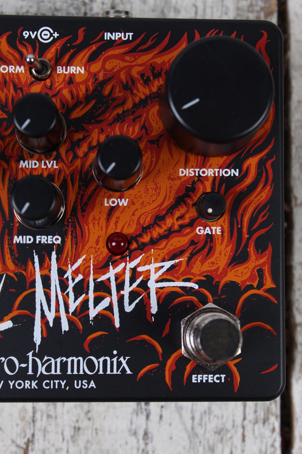 EHX Electro-Harmonix Hell Melter Distortion Pedal Electric Guitar Effects Pedal