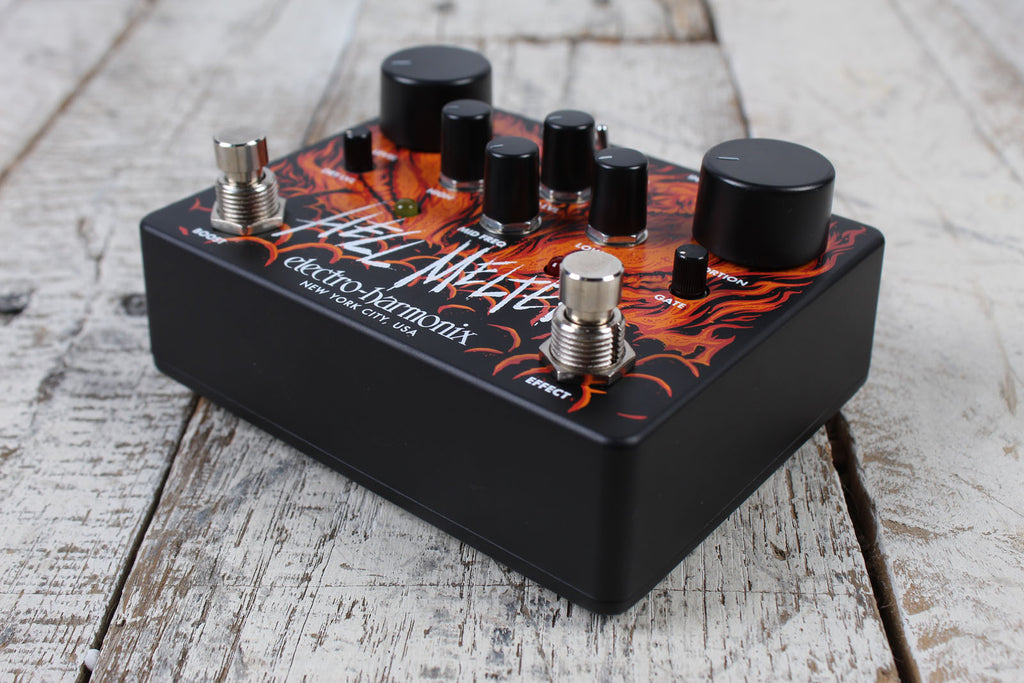 EHX Electro-Harmonix Hell Melter Distortion Pedal Electric Guitar Effects Pedal