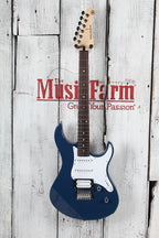 Yamaha PAC112V Double Cut Solid Body Electric Guitar United Blue Finish