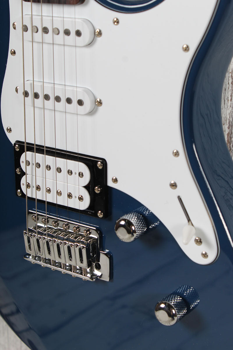Yamaha PAC112V Double Cut Solid Body Electric Guitar United Blue Finish