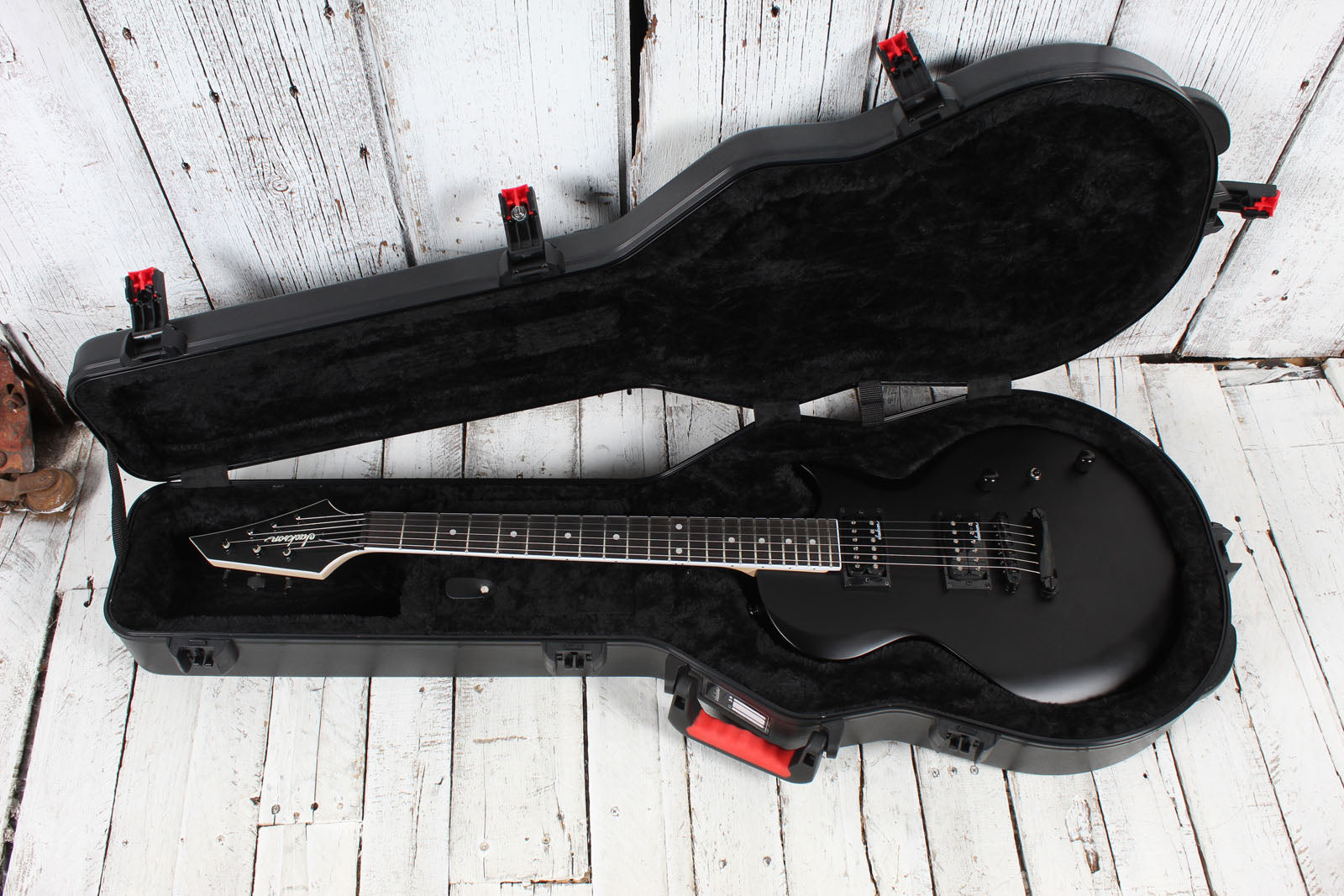 Jackson Monarkh 6 and 7 String Molded Hardshell Electric Guitar Case Black