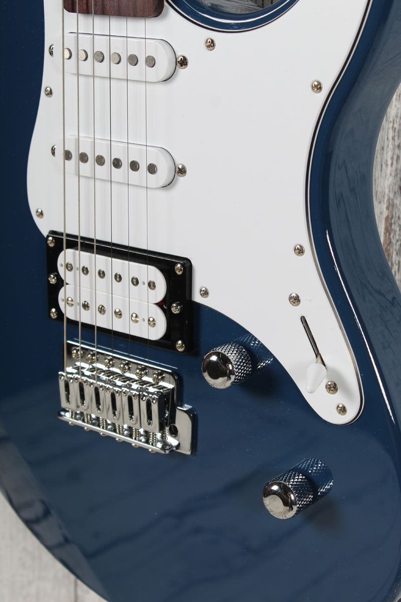 Yamaha PAC112V Double Cut Solid Body Electric Guitar United Blue Finish
