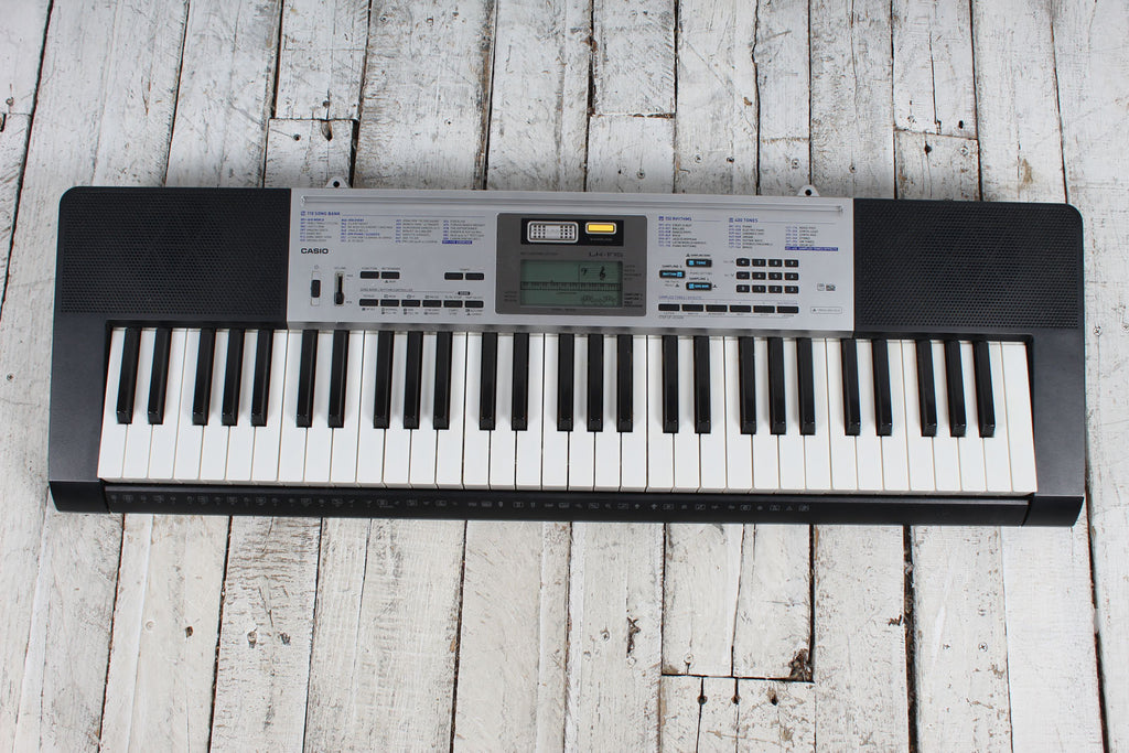 Casio LK-175 Keyboard 61 Key Portable Keyboard with Power Supply and Gig Bag