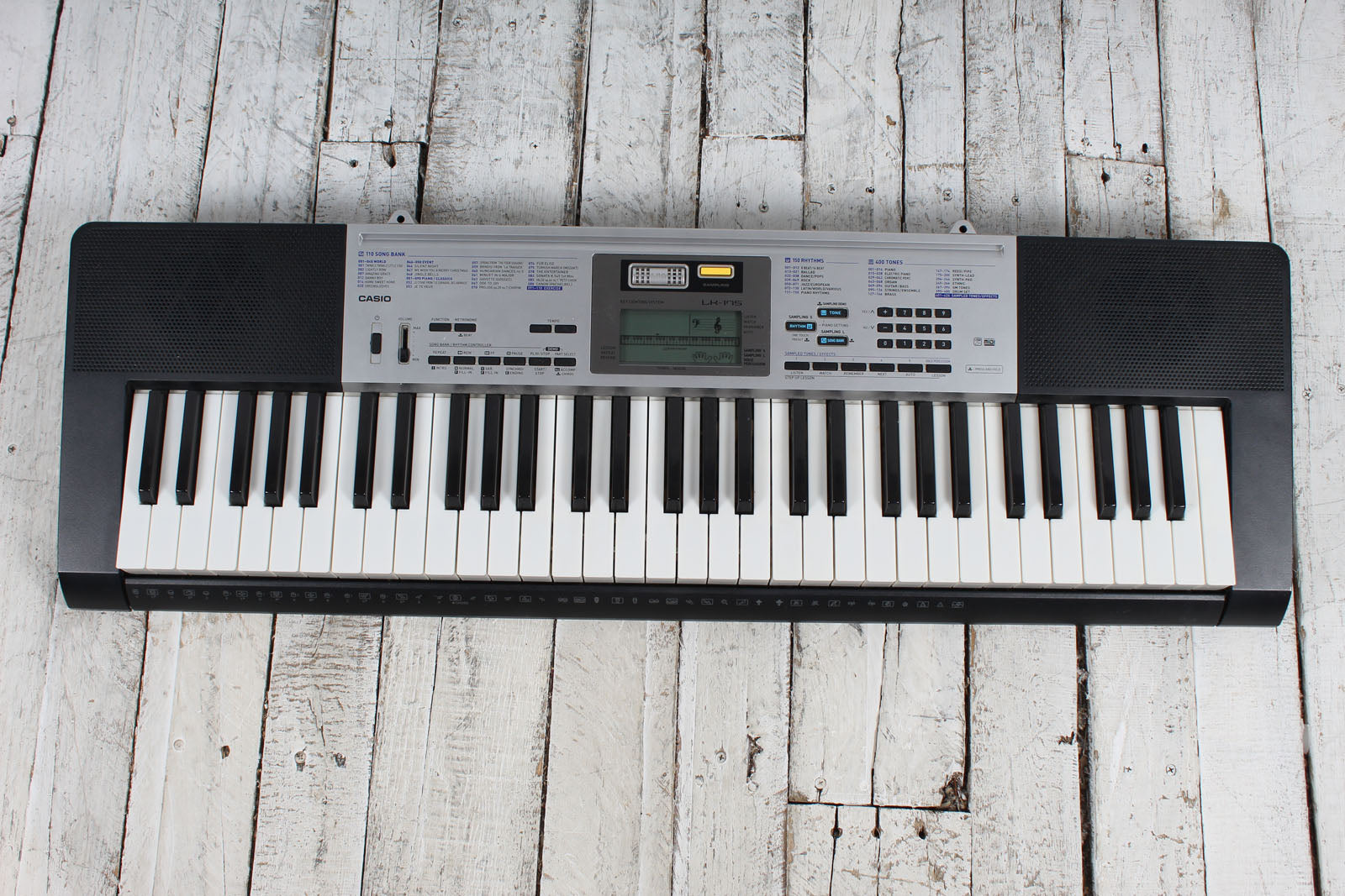 Casio LK-175 Keyboard 61 Key Portable Keyboard with Power Supply and Gig Bag