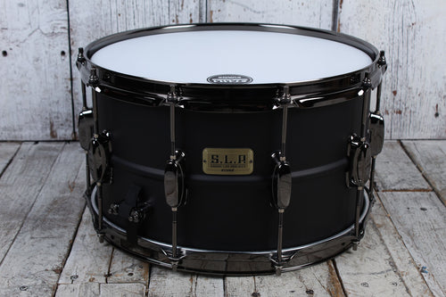 Tama LST148 Sound Lab Project Series Big Black Steel 8x14 Snare Drum Matte Black