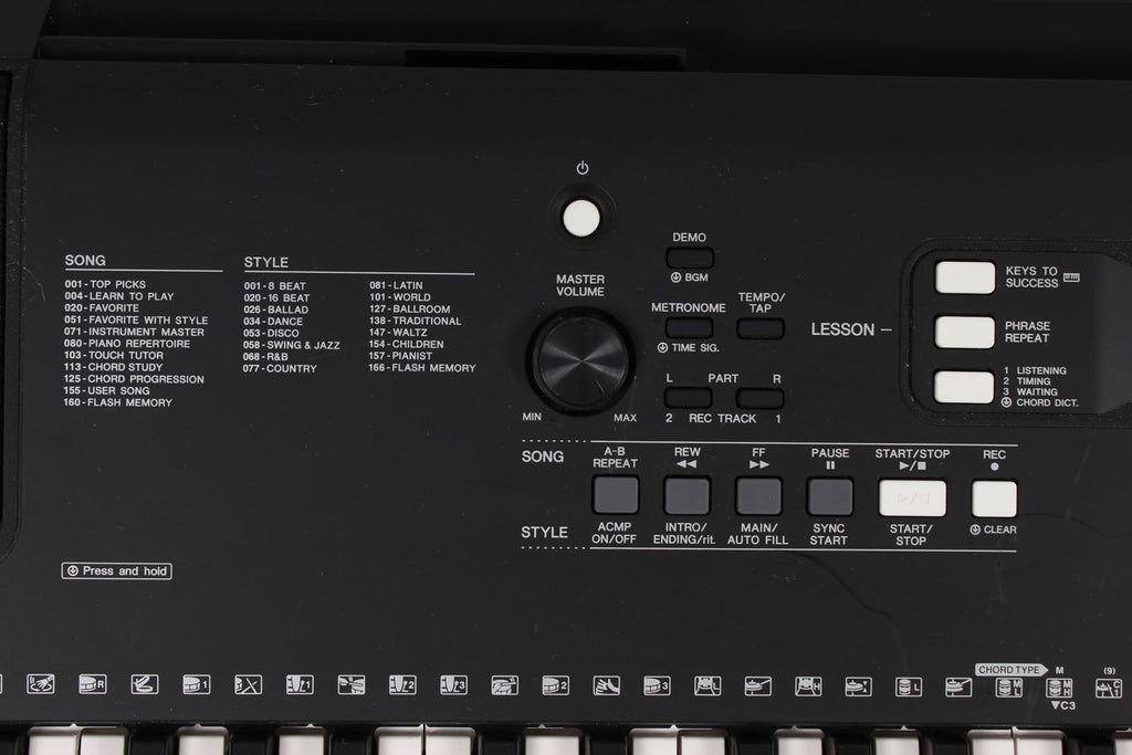 Yamaha PSR-EW310 Keyboard 76 Key Touch Sensitive Keyboard with Power Supply