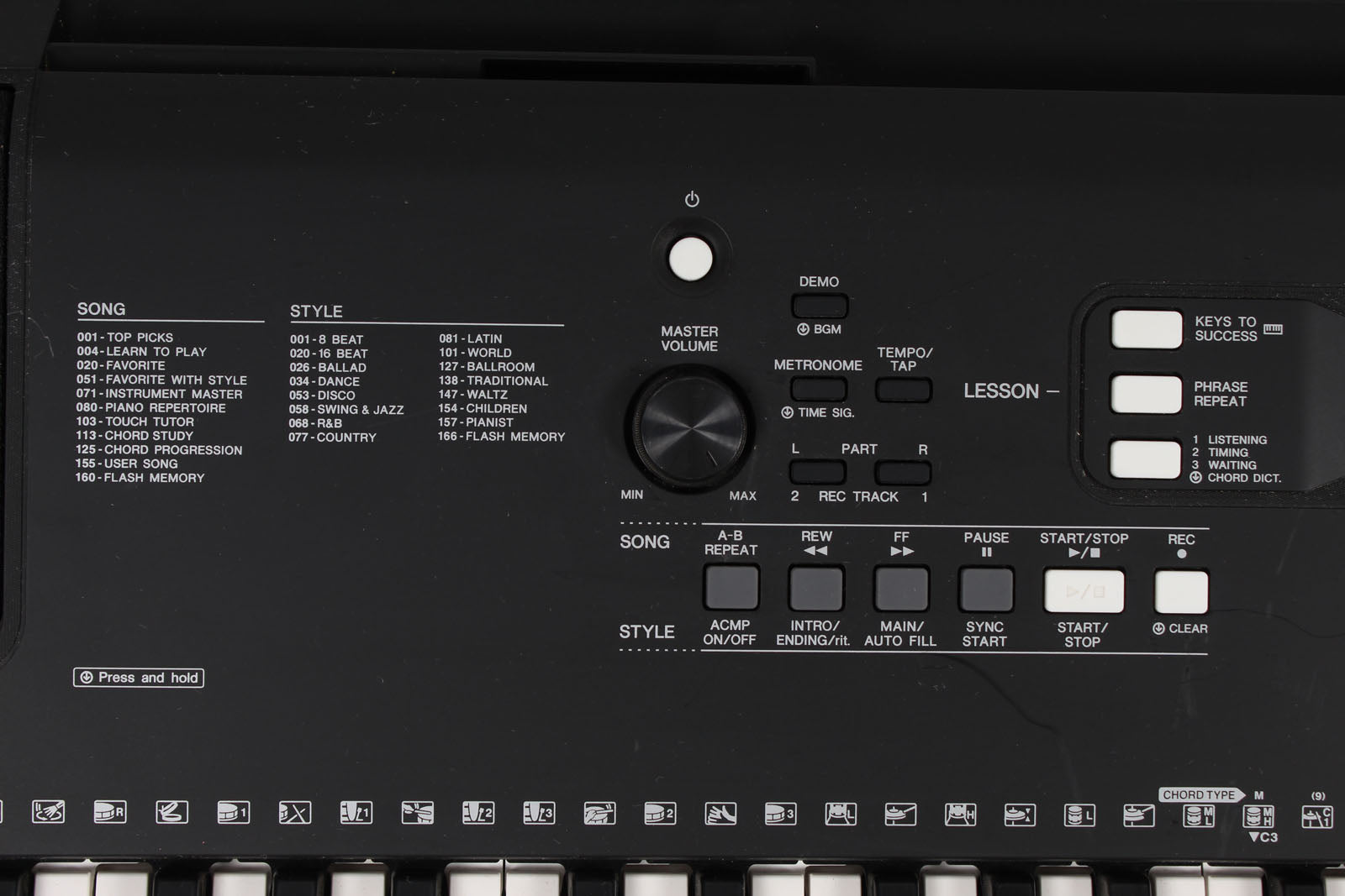 Yamaha PSR-EW310 Keyboard 76 Key Touch Sensitive Keyboard with Power Supply