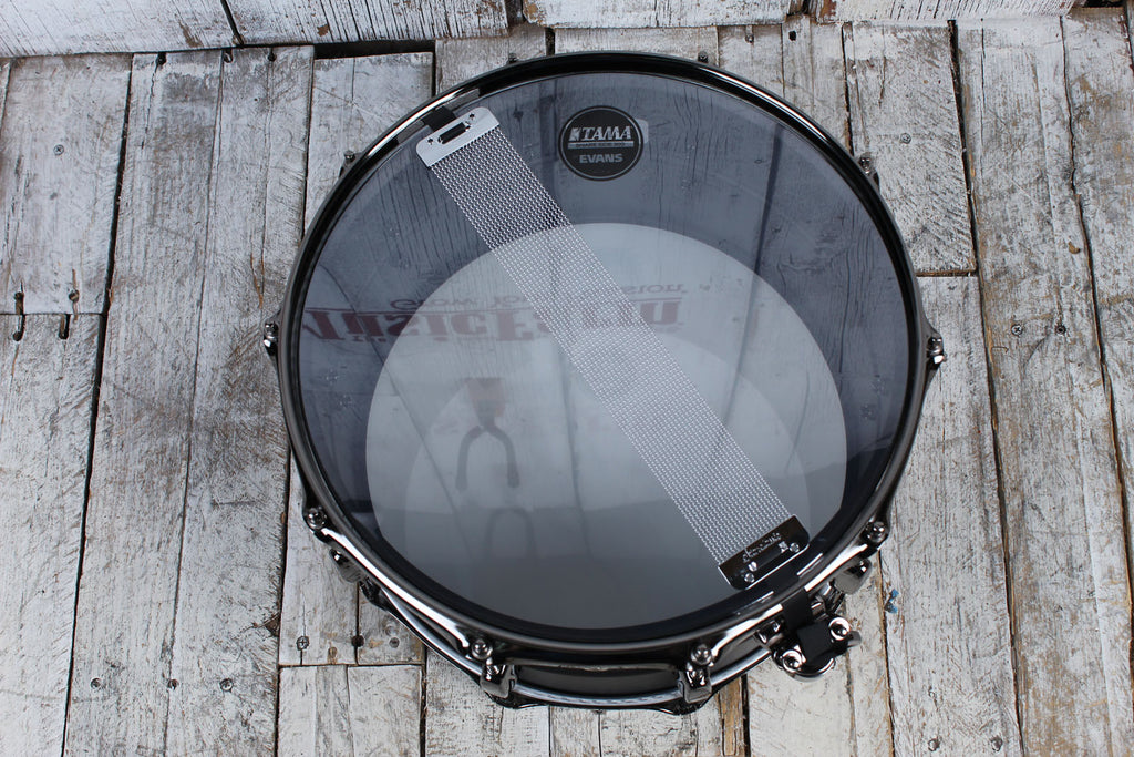 Tama LST148 Sound Lab Project Series Big Black Steel 8x14 Snare Drum Matte Black