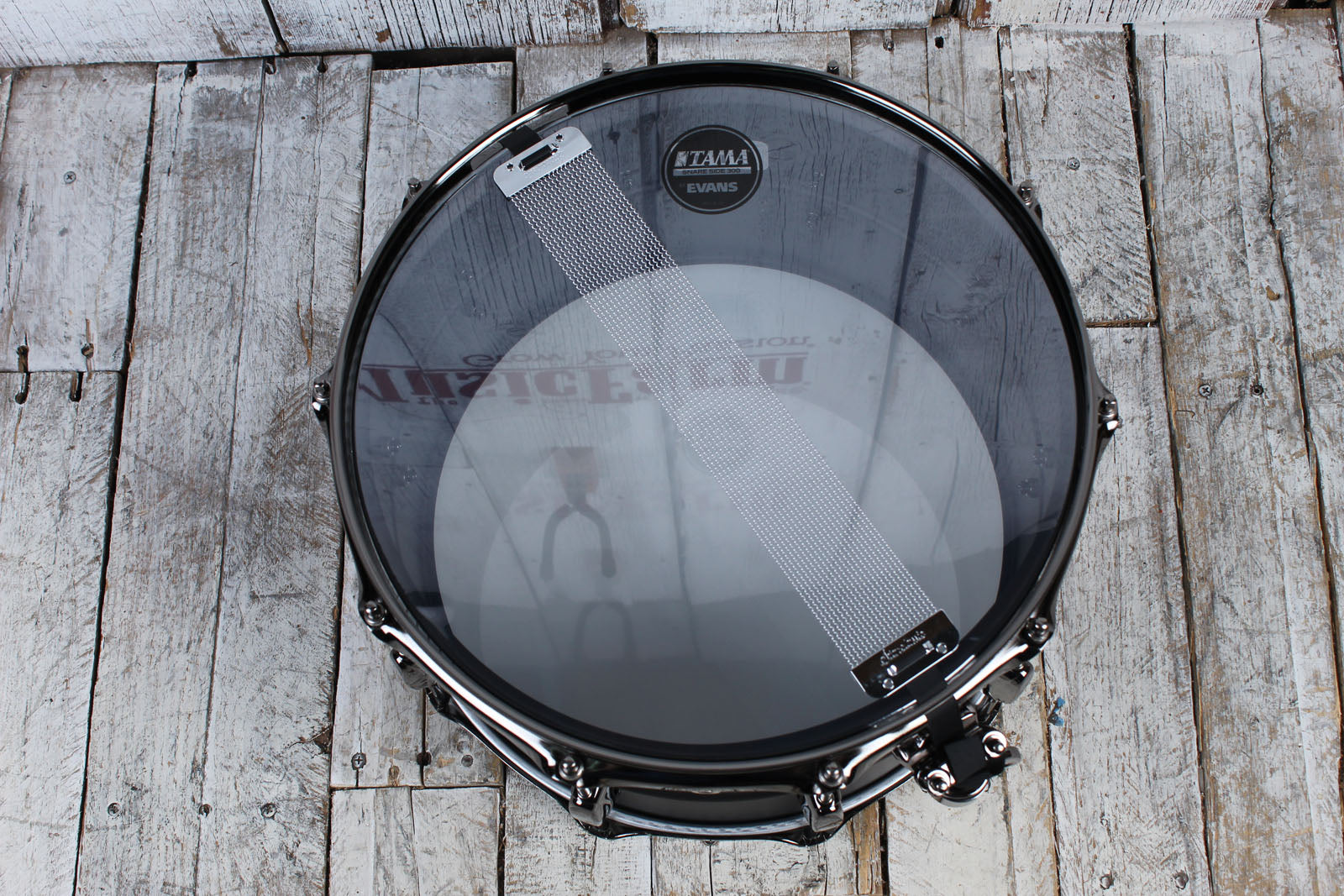Tama LST148 Sound Lab Project Series Big Black Steel 8x14 Snare Drum Matte Black
