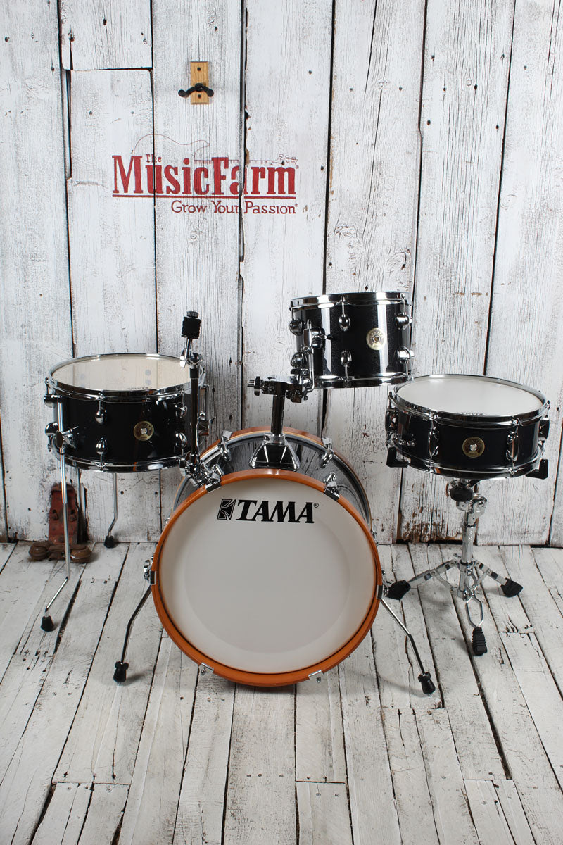 Tama Club-JAM LJK48S 4 Piece Shell Pack Drum Kit with Snare Drum Charcoal Mist