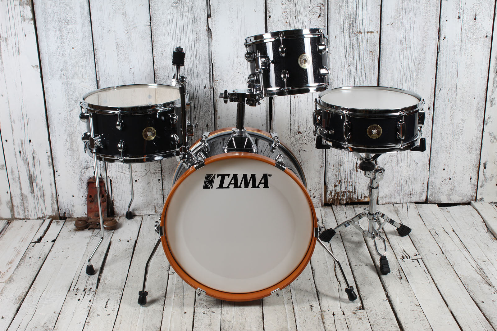 Tama Club-JAM LJK48S 4 Piece Shell Pack Drum Kit with Snare Drum Charcoal Mist Main image