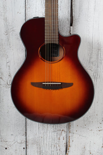Yamaha NTX1 Nylon String Thinline Classical Acoustic Electric Guitar Sunburst