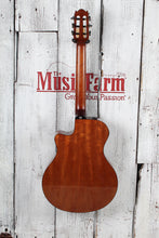 Load image into Gallery viewer, Yamaha NTX1 Nylon String Thinline Classical Acoustic Electric Guitar Sunburst