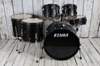 Tama IE62C Imperialstar 6 Piece Drum Kit with Hardware & Cymbals Black Oak Wrap